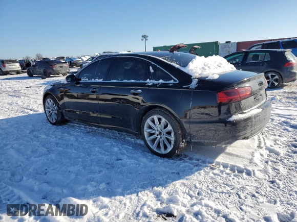 2016 Audi A6 Premium Plus with VIN WAUFGAFC2GN005627, listed as a Copart auction lot 44901195 with 103,779 mi miles and Salvage Title. Bid and sale history available at DreamBid. Image 2.