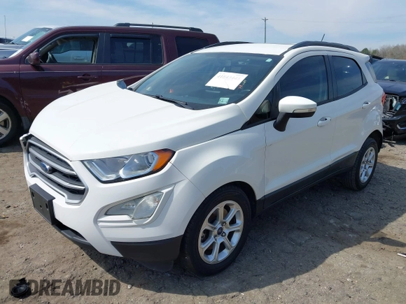 2018 Ford EcoSport SE with VIN MAJ3P1TE8JC199634, listed as a IAAI auction lot 41843443 with 45,469 mi miles. Bid and sale history available at carsss.com. Image 19.