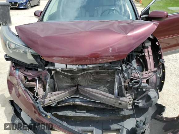 2012 Honda CR-V EX-L with VIN 5J6RM4H71CL061326, listed as a Copart auction lot 58517235 with 182,697 mi miles and Salvage title. Bid and sale history available at DreamBid. Image 12.