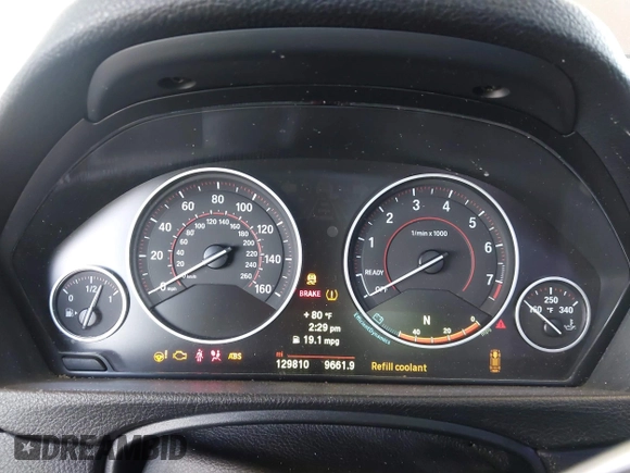 2014 BMW 4 Series 428i with VIN WBA3N7C51EK220125, listed as a IAAI auction lot 41881928 with 129,810 mi miles and . Bid and sale history available at carsss.com. Image 7.