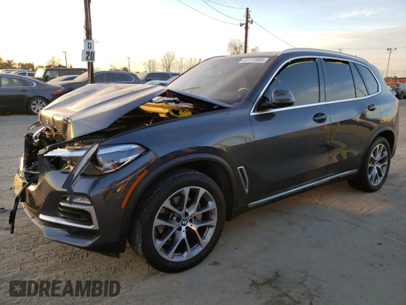 2021 BMW X5 sDrive40i with VIN 5UXCR4C01M9F30552, listed as a Copart auction lot 41111993 with Not Provided miles. Bid and sale history available at carsss.com. Image 1.