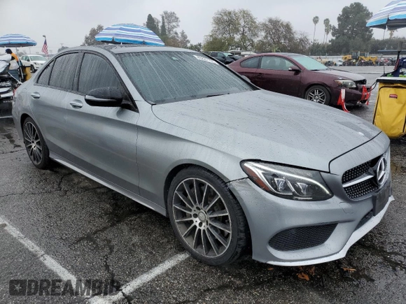 2016 Mercedes-Benz C 450 AMG with VIN 55SWF6EB1GU131373, listed as a Copart auction lot 45227155 with 100,091 mi miles and Salvage Title. Bid and sale history available at carsss.com. Image 4.