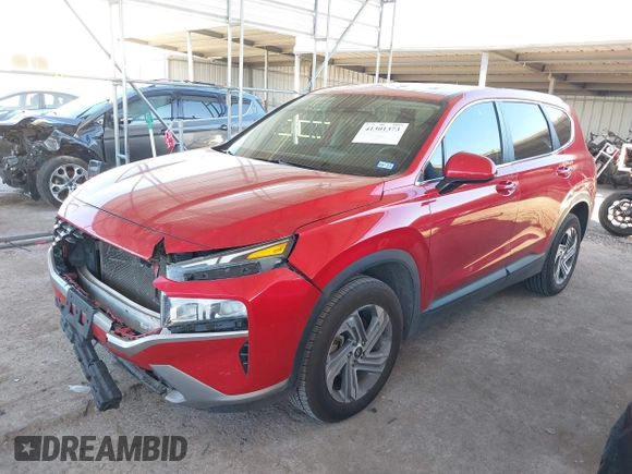 2021 Hyundai Santa Fe SE with VIN 5NMS14AJ5MH311823, listed as a IAAI auction lot 41301373 with 70,379 mi miles. Bid and sale history available at carsss.com. Image 17.