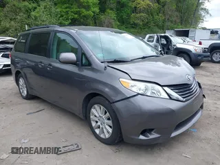 2013 Toyota Sienna LE with VIN 5TDJK3DC2DS049661, listed as a IAAI auction lot 42289807 with 175,159 mi miles and . Bid and sale history available at DreamBid. Image 1.