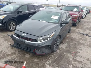 2023 Kia Forte GT-Line with VIN 3KPF54AD8PE519058, listed as a IAAI auction lot 41301344 with 55,776 mi miles. Bid and sale history available at carsss.com. Image 2.
