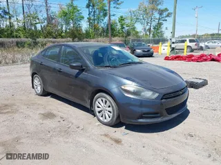 2014 Dodge Dart SXT with VIN 1C3CDFBB5ED822364, listed as a IAAI auction lot 41897570 with 116,733 mi miles. Bid and sale history available at carsss.com. Image 1.