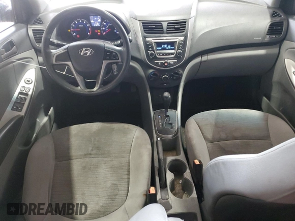 2015 Hyundai Accent GS with VIN KMHCT5AE8FU220916, listed as a Copart auction lot 55461005 with 197,811 mi miles and Salvage Title. Bid and sale history available at carsss.com. Image 8.