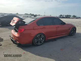2016 BMW M3 with VIN WBS8M9C52GP967030, listed as a Copart auction lot 57950385 with 77,885 mi miles and Salvage title. Bid and sale history available at DreamBid. Image 3.