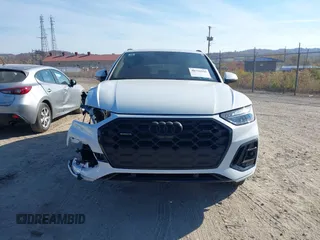 2024 Audi Q5 S line Premium Plus with VIN WA1EAAFY1R2143511, listed as a IAAI auction lot 40736946 with 1,125 mi miles and . Bid and sale history available at DreamBid. Image 13.