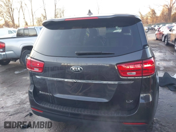 2021 Kia Sedona EX with VIN KNDMB5C17M6666739, listed as a IAAI auction lot 41423684 with 41,816 mi miles. Bid and sale history available at carsss.com. Image 16.