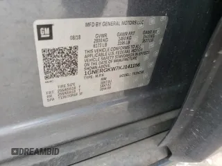 2019 Chevrolet Traverse LT Cloth z VIN 1GNERGKW7KJ141156, wystawiony jako Copart lot #62134795 z przebiegiem 116 311 mil mil oraz Szkoda całkowita • Salvage title. Historia ofert i sprzedaży dostępna na DreamBid. Obrazek 13.
