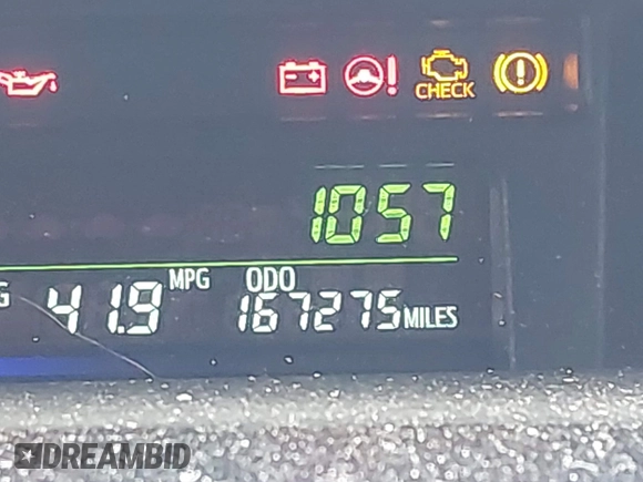 2014 Toyota Prius Two with VIN JTDZN3EU5EJ000485, listed as a IAAI auction lot 41511781 with 167,275 mi miles and . Bid and sale history available at DreamBid. Image 16.