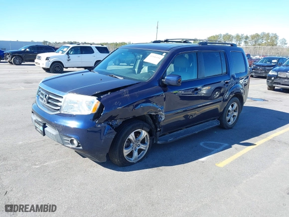 2013 Honda Pilot EX-L with VIN 5FNYF3H53DB043886, listed as a IAAI auction lot 41446151 with 105,587 mi miles. Bid and sale history available at carsss.com. Image 18.