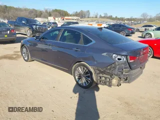 2015 Hyundai Genesis 3.8L with VIN KMHGN4JE3FU071627, listed as a IAAI auction lot 41649037 with 127,193 mi miles and . Bid and sale history available at DreamBid. Image 3.