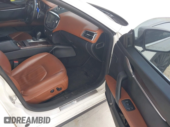 2016 Maserati Ghibli S with VIN ZAM57RSA3G1171238, listed as a IAAI auction lot 42290180 with 117,738 mi miles and . Bid and sale history available at DreamBid. Image 5.