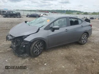 2021 Nissan Versa SV with VIN 3N1CN8EV3ML862240, listed as a Copart auction lot 56183595 with 77,906 mi miles and Salvage title. Bid and sale history available at DreamBid. Image 1.