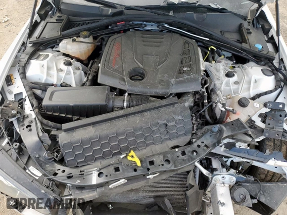 2019 Alfa Romeo Giulia with VIN ZARFAMAN6K7619968, listed as a Copart auction lot 61815425 with 30,055 mi miles and Salvage title. Bid and sale history available at DreamBid. Image 11.