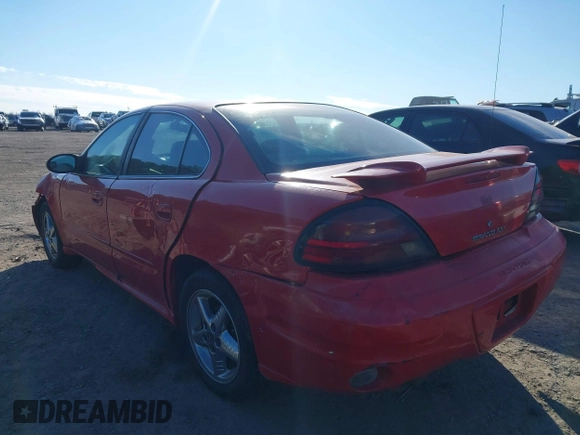2004 Pontiac Grand Am SE1 with VIN 1G2NF52E84C102696, listed as a IAAI auction lot 41363904 with 217,905 mi miles. Bid and sale history available at carsss.com. Image 3.