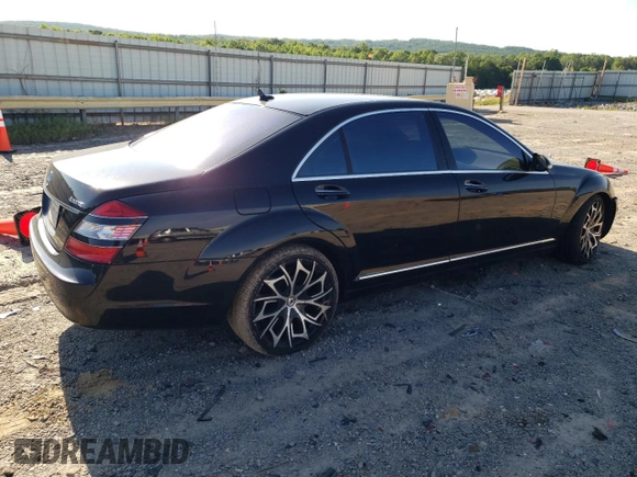2007 Mercedes-Benz S 550 with VIN WDDNG86X97A108518, listed as a Copart auction lot 56899075 with 166,212 mi miles and Salvage title. Bid and sale history available at DreamBid. Image 3.