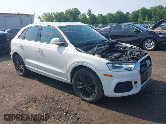 2017 Audi Q3 Premium z VIN WA1ECCFS7HR009402, wystawiony jako IAAI lot #42462248 z przebiegiem 46 536 mil mil oraz . Historia ofert i sprzedaży dostępna na DreamBid. Obrazek 1.