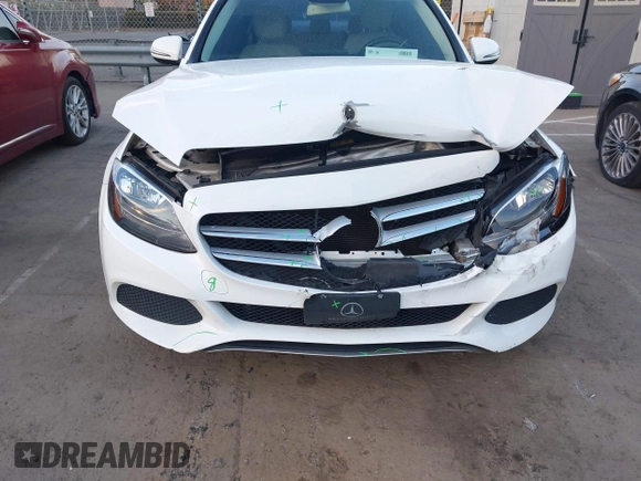 2017 Mercedes-Benz C 300 with VIN 55SWF4JB9HU196015, listed as a IAAI auction lot 41808605 with 121,378 mi miles and . Bid and sale history available at DreamBid. Image 6.