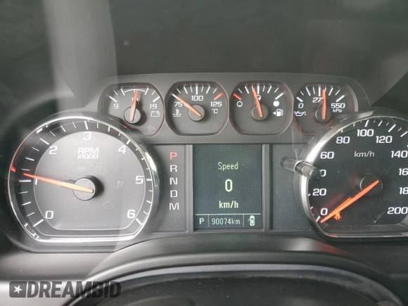 2016 Chevrolet Tahoe Commercial with VIN 1GNSKFEC9GR254893, listed as a Copart auction lot 59767385 with 90,074 mi miles and Salvage title. Bid and sale history available at DreamBid. Image 9.