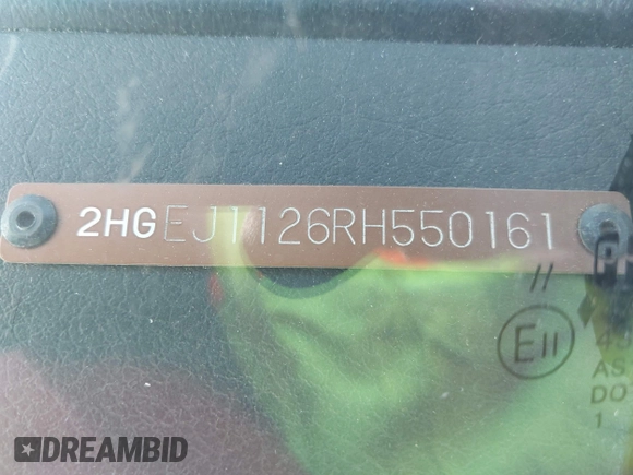 1994 Honda Civic z VIN 2HGEJ1126RH550161, wystawiony jako IAAI lot #41924031 z przebiegiem 139 547 mil mil oraz . Historia ofert i sprzedaży dostępna na DreamBid. Obrazek 9.