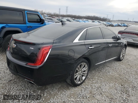 2018 Cadillac XTS Luxury with VIN 2G61N5S36J9173767, listed as a Copart auction lot 42777075 with 75,638 mi miles and Salvage title. Bid and sale history available at DreamBid. Image 3.