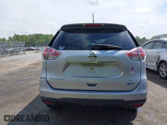 2014 Nissan Rogue SV with VIN 5N1AT2MTXEC838341, listed as a IAAI auction lot 42041538 with 177,311 mi miles and . Bid and sale history available at DreamBid. Image 16.