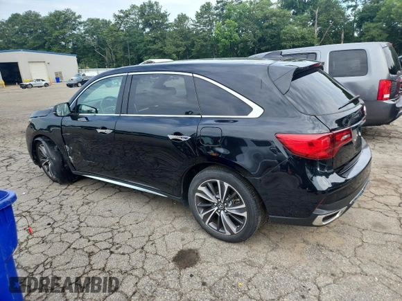 2020 Acura MDX Technology with VIN 5J8YD4H59LL004647, listed as a Copart auction lot 62535795 with 53,973 mi miles and Salvage title. Bid and sale history available at DreamBid. Image 2.