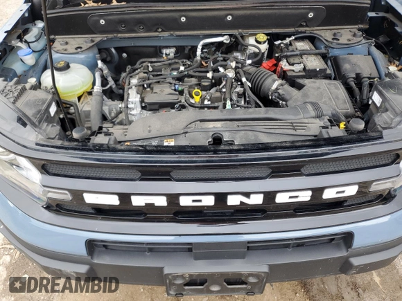 2024 Ford Bronco Sport Outer Banks with VIN 3FMCR9C60RRE07669, listed as a Copart auction lot 58541425 with 19,387 mi miles and Salvage title. Bid and sale history available at DreamBid. Image 12.