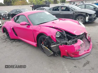 2007 Porsche Cayman S with VIN WP0AB29877U780410, listed as a IAAI auction lot 42153981 with 74,366 mi miles and . Bid and sale history available at DreamBid. Image 1.