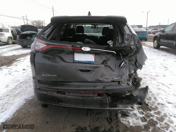 2017 Ford Edge SEL with VIN 2FMPK4J98HBB79049, listed as a IAAI auction lot 41542760 with 93,481 mi miles. Bid and sale history available at carsss.com. Image 16.