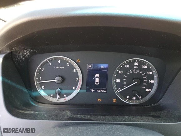 2015 Hyundai Sonata 2.4L SE with VIN 5NPE24AF6FH256522, listed as a Copart auction lot 53646515 with 109,761 mi miles and Clean Title. Bid and sale history available at carsss.com. Image 9.