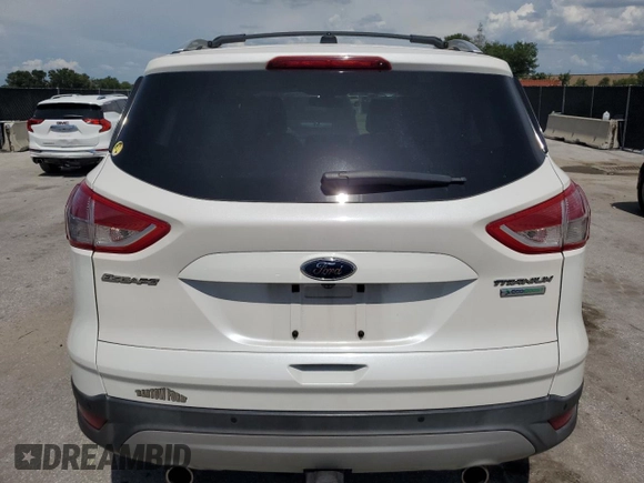 2013 Ford Escape Titanium with VIN 1FMCU0J95DUB50842, listed as a Copart auction lot 64188065 with 99,302 mi miles and Salvage title. Bid and sale history available at DreamBid. Image 6.