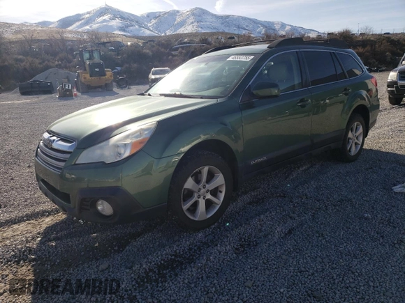 2014 Subaru Outback Premium with VIN 4S4BRBCC1E3222824, listed as a Copart auction lot 46553755 with 132,792 mi miles and Salvage Title. Bid and sale history available at DreamBid. Image 1.