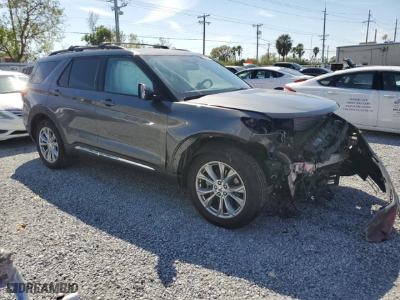 2023 Ford Explorer XLT with VIN 1FMSK8DH4PGB31382, listed as a Copart auction lot 47309625 with 12,657 mi miles and Salvage Title. Bid and sale history available at carsss.com. Image 4.
