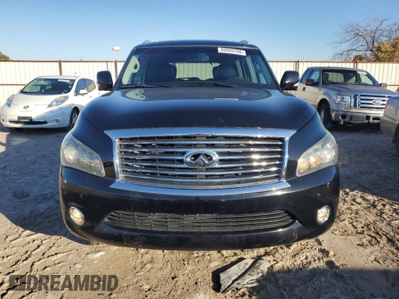 2013 Infiniti QX56 with VIN JN8AZ2NF9D9531027, listed as a Copart auction lot 83920194 with 194,769 mi miles and Salvage Title. Bid and sale history available at carsss.com. Image 5.