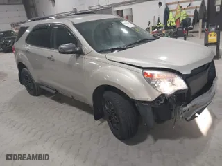 2015 Chevrolet Equinox LTZ with VIN 2GNFLDE3XF6361643, listed as a IAAI auction lot 41702248 with 104,740 mi miles. Bid and sale history available at carsss.com. Image 1.