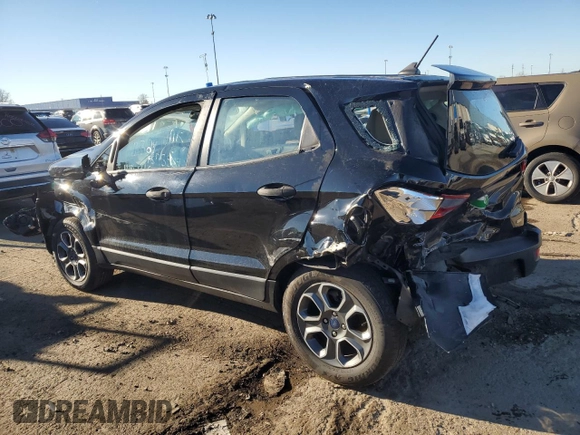 2020 Ford EcoSport S with VIN MAJ3S2FE4LC334160, listed as a Copart auction lot 50322655 with 97,556 mi miles and Non Repairable. Bid and sale history available at carsss.com. Image 2.