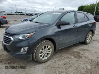 2021 Chevrolet Equinox LS z VIN 2GNAXHEV8M6126663, wystawiony jako Copart lot #54877425 z przebiegiem 54 310 mil mil oraz Szkoda całkowita • Salvage title. Historia ofert i sprzedaży dostępna na DreamBid. Obrazek 1.