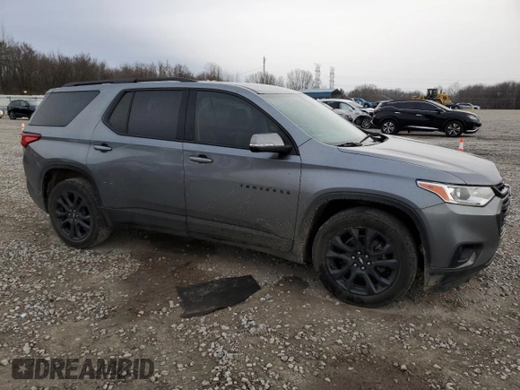 2021 Chevrolet Traverse RS with VIN 1GNERJKWXMJ153348, listed as a Copart auction lot 44298025 with 134,230 mi miles and Salvage Title. Bid and sale history available at carsss.com. Image 4.
