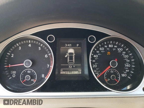 2015 Volkswagen CC R-Line with VIN WVWBP7AN1FE819246, listed as a Copart auction lot 48734894 with 88,651 mi miles. Bid and sale history available at carsss.com. Image 9.