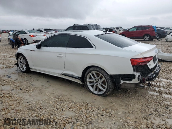 2023 Audi A5 S line Premium Plus z VIN WAUTAAF55PA022631, wystawiony jako Copart lot #44310295 z przebiegiem 15 391 mil mil oraz Szkoda całkowita • Salvage title. Historia ofert i sprzedaży dostępna na DreamBid. Obrazek 2.