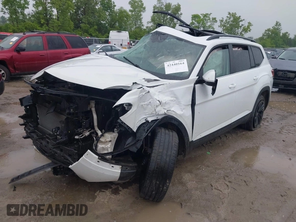2022 Volkswagen Atlas SE with VIN 1V2KR2CA0NC509427, listed as a IAAI auction lot 42440164 with 52,898 mi miles and . Bid and sale history available at DreamBid. Image 16.