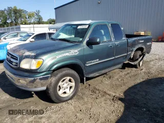 2000 Toyota Tundra Limited with VIN 5TBBT4817YS071136, listed as a Copart auction lot 72342394 with 355,237 mi miles and Salvage Title. Bid and sale history available at carsss.com. Image 1.