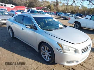 2012 Nissan Maxima 3.5 SV w/Sport Pkg with VIN 1N4AA5AP9CC842094, listed as a IAAI auction lot 41452541 with 160,000 mi miles. Bid and sale history available at carsss.com. Image 1.
