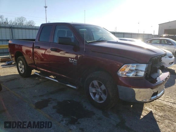 2023 Ram 1500 Tradesman with VIN 1C6RR6FG2PS536619, listed as a Copart auction lot 42996494 with 7,664 mi miles and Salvage title. Bid and sale history available at DreamBid. Image 4.