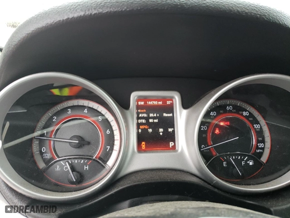 2016 Dodge Journey R/T with VIN 3C4PDCEG4GT116714, listed as a Copart auction lot 44069575 with 144,793 mi miles and Clean Title. Bid and sale history available at carsss.com. Image 9.