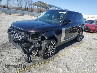 2018 Land Rover Range Rover Autobiography with VIN SALGV2RE0JA515305, listed as a Copart auction lot 46260115 with 95,491 mi miles and Salvage title. Bid and sale history available at DreamBid. Image 1.